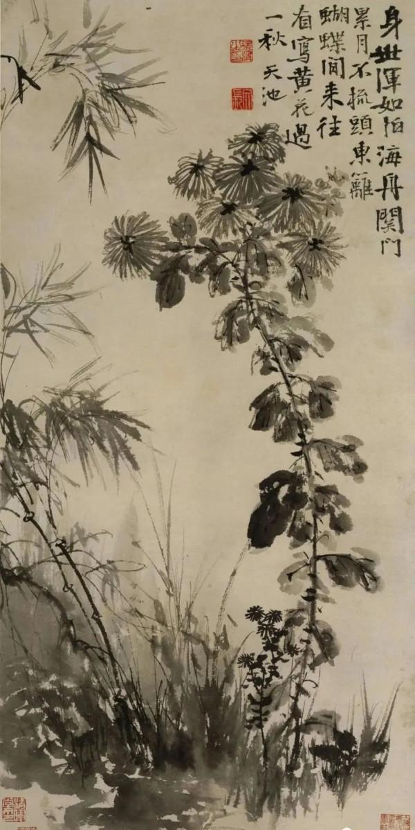 歷代大師畫菊:菊殘猶有傲霜枝 歷代大師畫菊:菊殘猶有傲霜枝