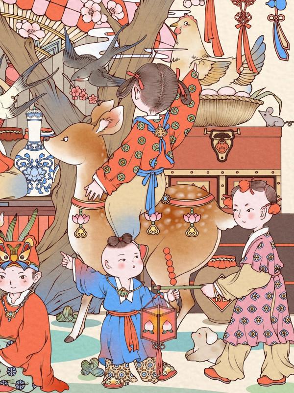 虎年糖畫丨當插畫結合傳統文化，會擦出怎樣的火花？