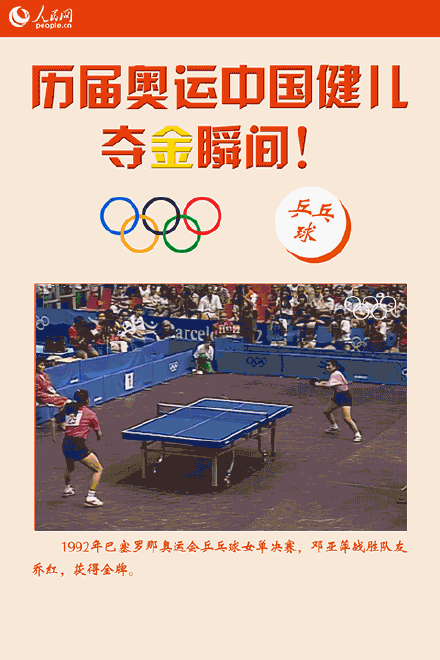 國乒歷屆奧運奪金精彩瞬間 國乒歷屆奧運奪金精彩瞬間