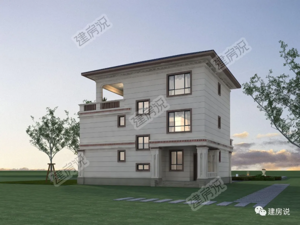 建棟新中式別墅，承祖上之宅地，恩澤於子孫，越住越有福氣