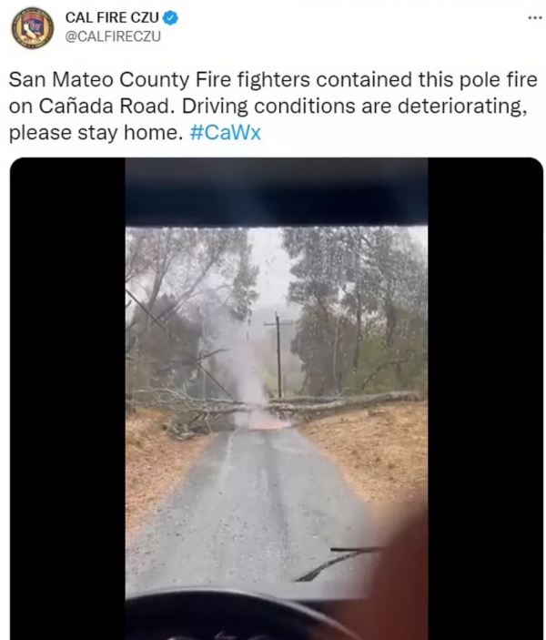 加州網友：終於等到下雨啦！乾旱的加州，一次性被罕見“炸彈氣旋”澆透了