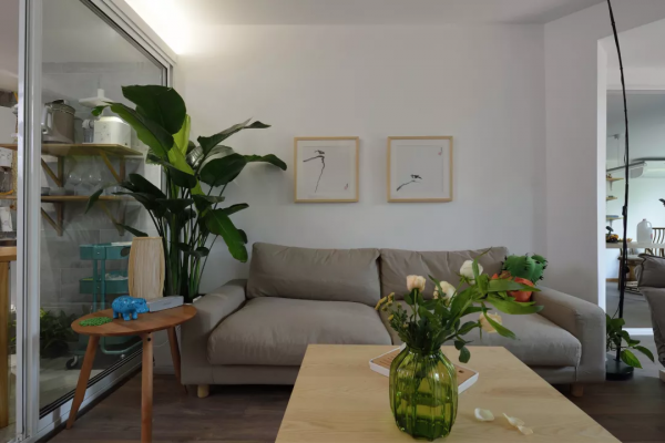 網友的112平自建度假房，還有一個讓人羨慕的大庭院