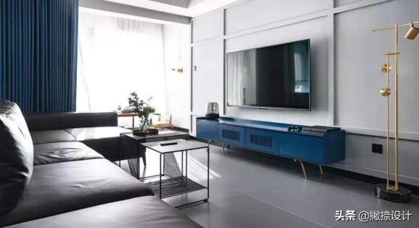 冷色系裝修，很有質感，很上檔次