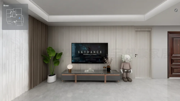 218㎡現代簡約四居室，餐廳的設計可以直接抄作業了