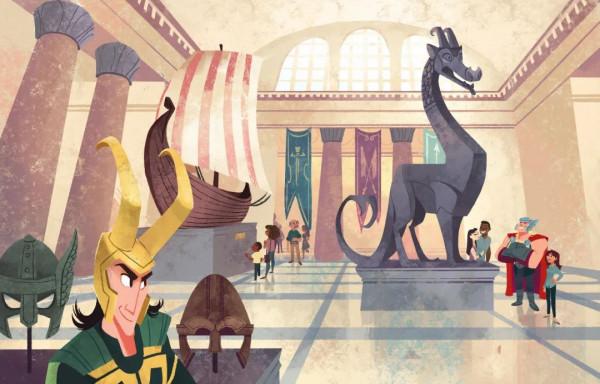 她筆下的畫就和迪士尼動畫一樣治癒 她筆下的畫就和迪士尼動畫一樣治癒