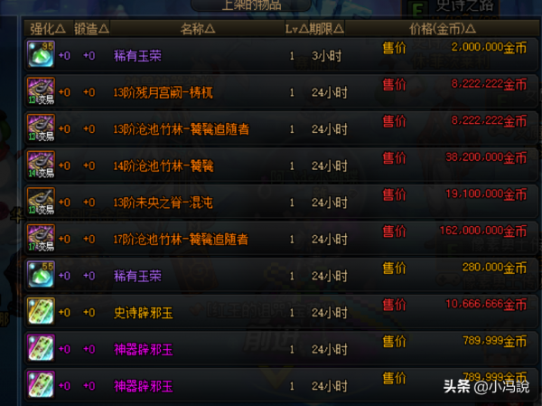 dnf：雲上未央破兇最終獎勵10張13階，收益實測