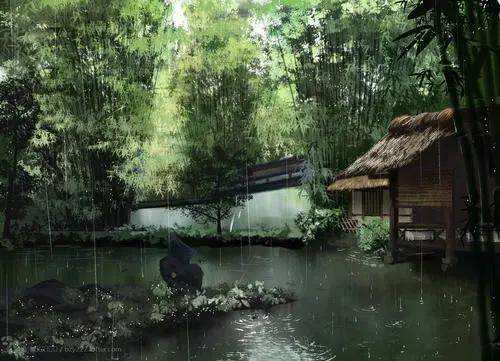 李煜：《浪淘沙令》——簾外雨潺潺，春意闌珊