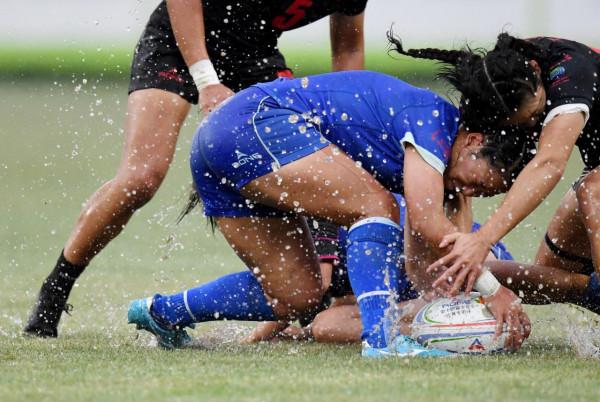 全運會女子橄欖球決賽 奧運聯合隊絕對實力奪冠