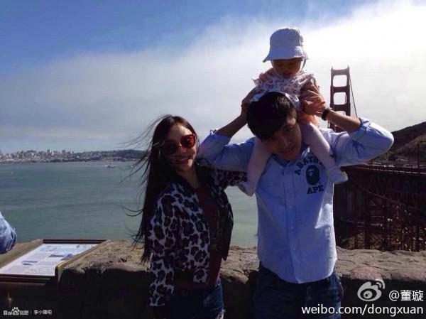 金馬影后李小璐和北京電影學院校草賈乃亮的親密合照