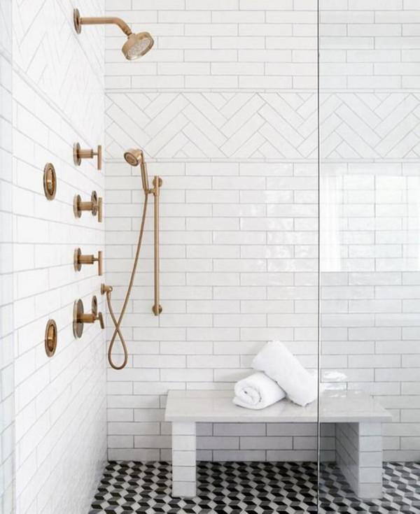 現在流行的麵包磚，5種“網紅貼法”，衛生間一上牆分分鐘出效果