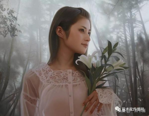 日本 岡靖知 寫實作品欣賞