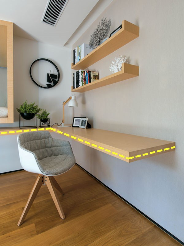 受青睞的抬高床離地1米,上面睡覺旁邊延長桌面,說是小書房也行 受青睞的抬高床離地1米,上面睡覺旁邊延長桌面,說是小書房也行