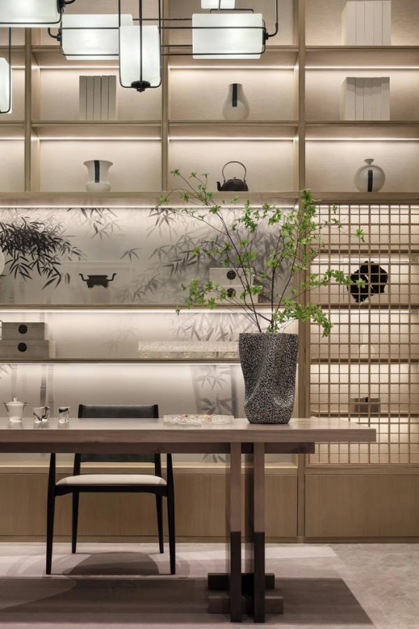 河南小夫妻的318㎡別墅火了，入戶詩意新中式，藏不住的高階感