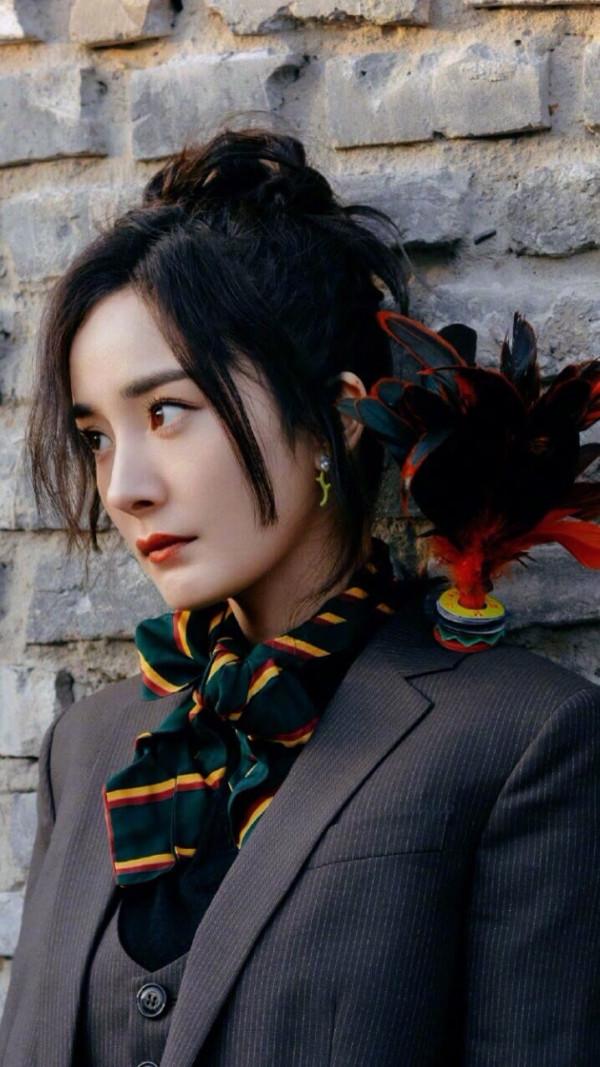 楊冪驚豔的造型，太美了