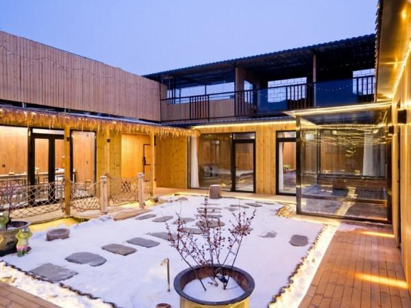 北京民宿推薦：韓式紅木私湯六居&sol;養生汗蒸&plus;禪意庭院&plus;私密空間