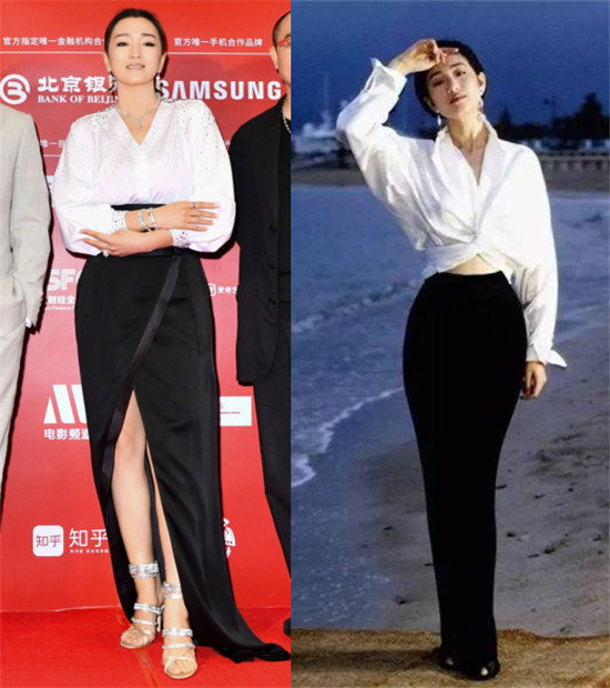 北影節閉幕,關曉彤穿西裝秀腿,鞏俐戴百萬珠寶再現經典黑白造型 北影節閉幕,關曉彤穿西裝秀腿,鞏俐戴百萬珠寶再現經典黑白造型
