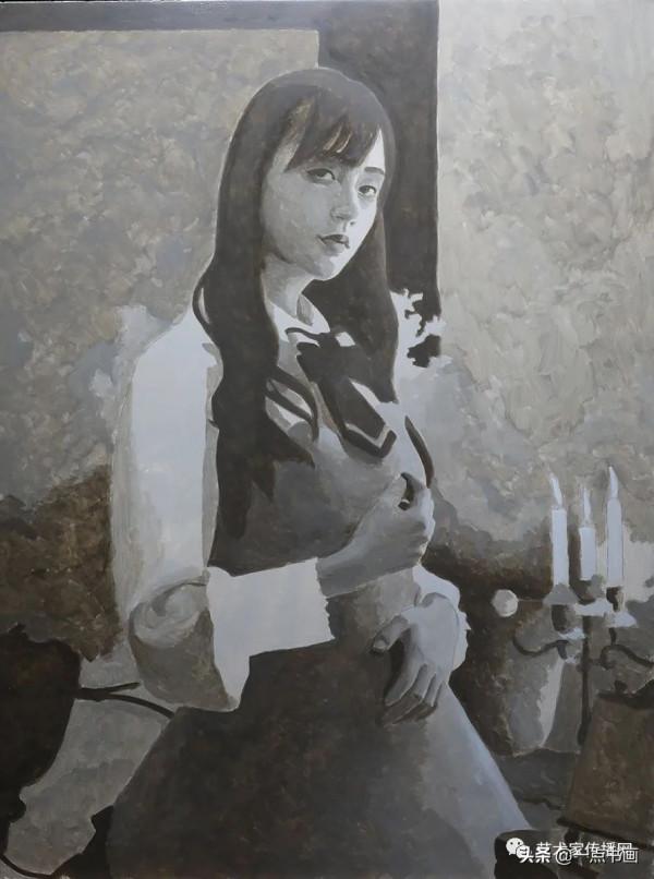 日本 岡靖知 寫實作品欣賞