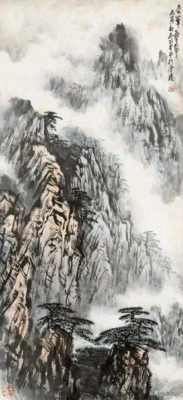 名家山水畫《疊翠圖》欣賞
