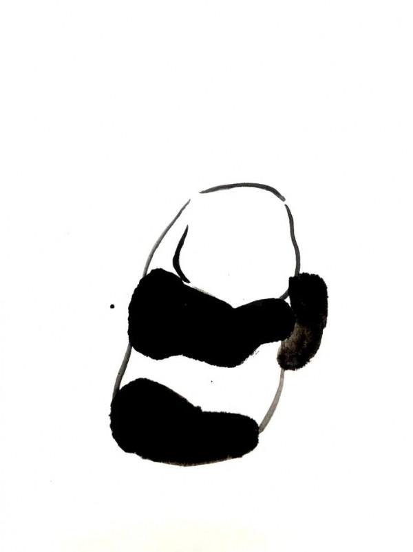 國畫熊貓的繪畫步驟 國畫熊貓的繪畫步驟