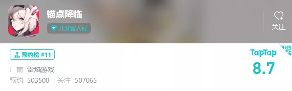 洗髮水公司豪賭二次元遊戲!居然Tap評分8.7,預約使用者破50萬? 洗髮水公司豪賭二次元遊戲!居然Tap評分8.7,預約使用者破50萬?