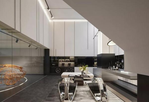 400㎡現代合院，充滿科技感的豪宅