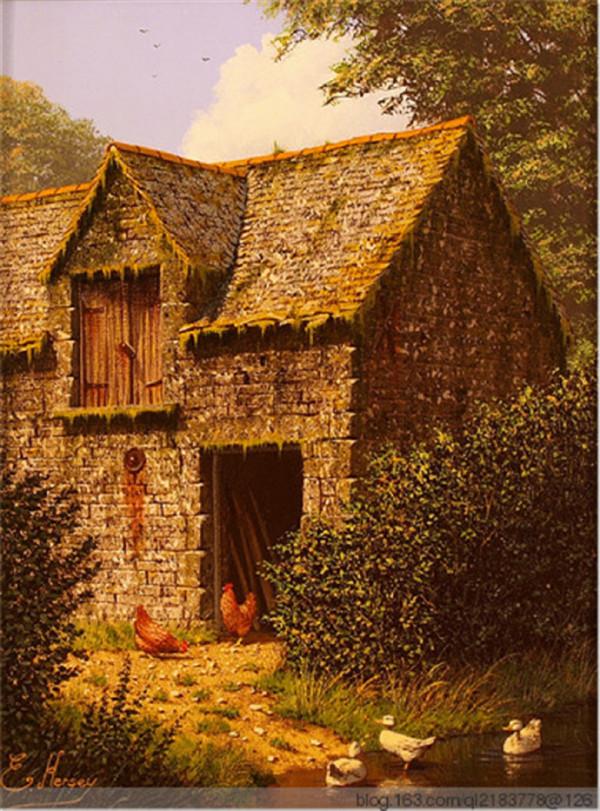 英國藝術家Edward.Hersey田園,一種美好的記憶 英國藝術家Edward.Hersey田園,一種美好的記憶