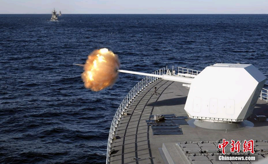 美驅逐艦闖中俄聯合演習禁航海域 俄軍戰艦沒客氣