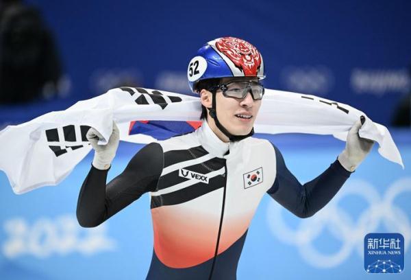 短道速滑——男子1500米決賽：韓國選手黃大憲奪冠