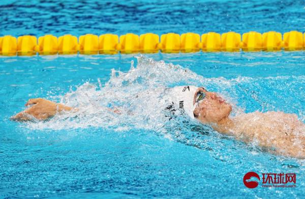 汪順獲得全運會男子400米混合泳冠軍