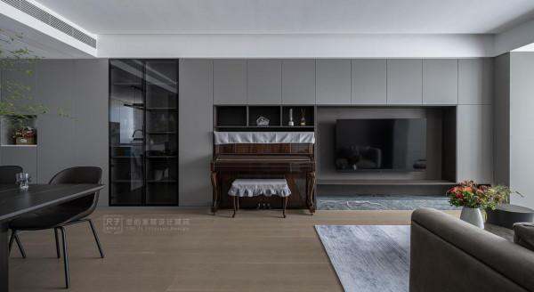 客餐廳8米超長儲物櫃,123㎡的家收納力逆天 客餐廳8米超長儲物櫃,123㎡的家收納力逆天