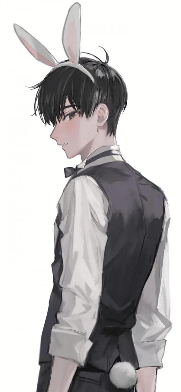 手繪動漫帥哥美男圖片桌布