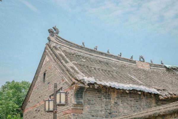 河南這個古村落還有城牆，護城河也很漂亮