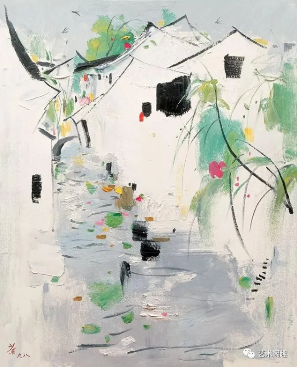 「月是故鄉明」吳冠中的“但願人長久，千里共嬋娟”