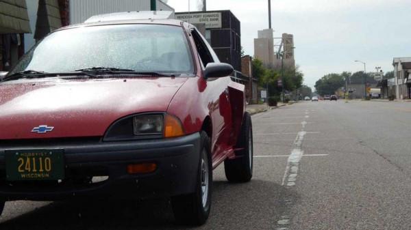 雨燕同源美系買菜車改V8 前置油箱後置後驅配寬體車身