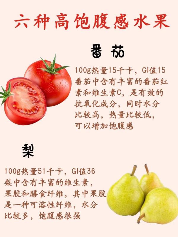 六種高飽腹感水果