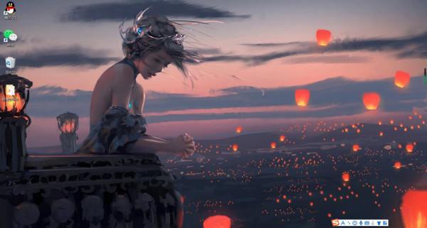 電腦寬屏桌面桌布 I 輕漫風