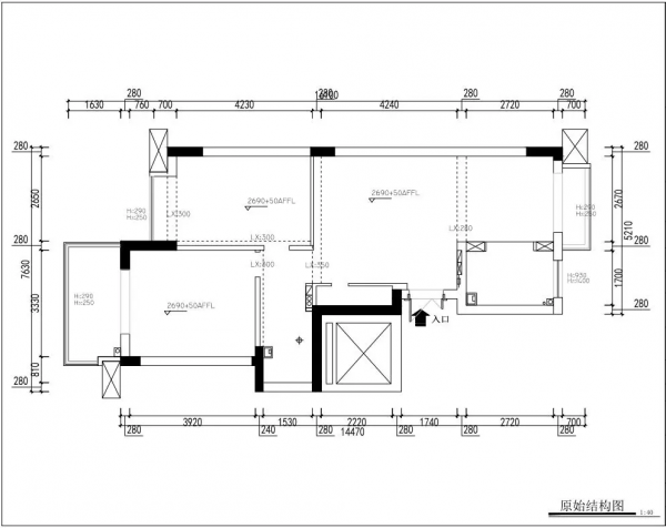 裝修案例 | 100㎡美式混搭，古典與現代的優雅結合