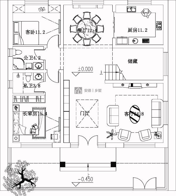 北京昌平秦家住宅,建築尺寸:11.3*12.3,土建造價:43.35萬 北京昌平秦家住宅,建築尺寸:11.3*12.3,土建造價:43.35萬