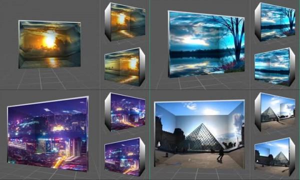 視覺3d中五折幕的震撼！這就是沉浸式螢幕