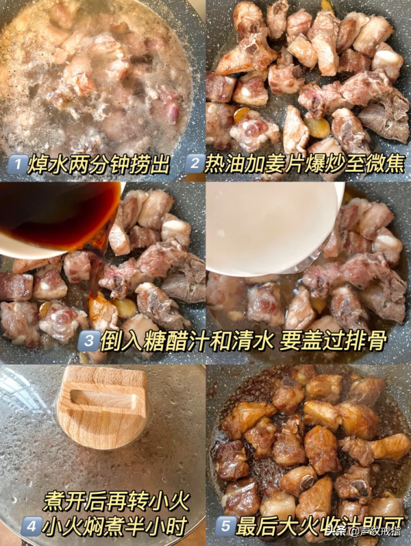 一頓飯:糖醋排骨+乾煸四季豆 一頓飯:糖醋排骨+乾煸四季豆