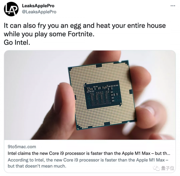 英特爾雙倍功耗換效能，放話12代酷睿超越M1 Max，面向遊戲本