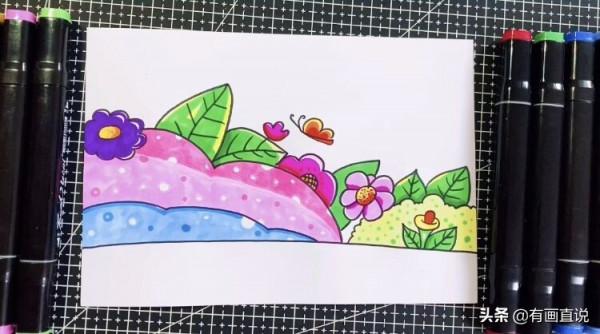 創意兒童畫:分享三款萬能背景畫法,卡通簡筆畫風格,收藏備用 創意兒童畫:分享三款萬能背景畫法,卡通簡筆畫風格,收藏備用