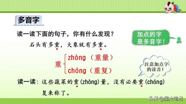 二年級語文上冊（人教版） 第三單元《曹衝稱象》課文講析