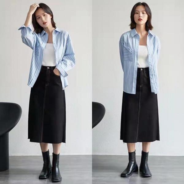 早秋偶遇下雨天！衣櫃裡襯衫、針織衫不能少，保暖還溫柔時尚