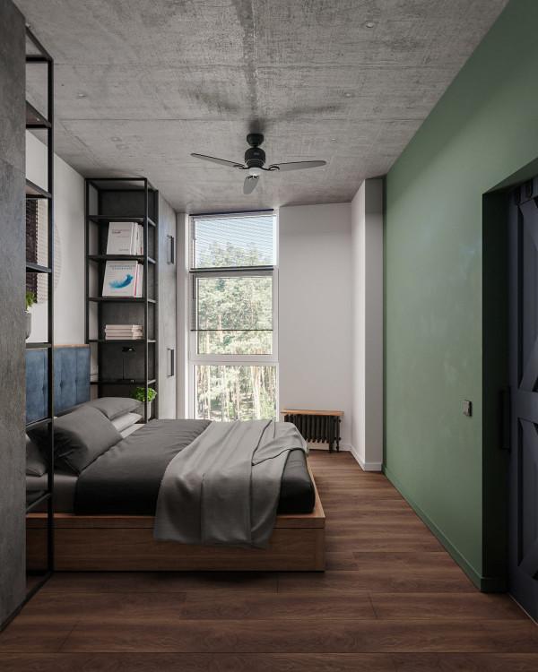 點點藍色帶來的深度和個性！2間60平小戶型設計