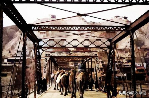 1934年的“天下黃河第一橋”，記錄下當年蘭州最真實的歷史風貌