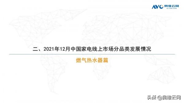 2021年12月家電市場總結（線上篇）