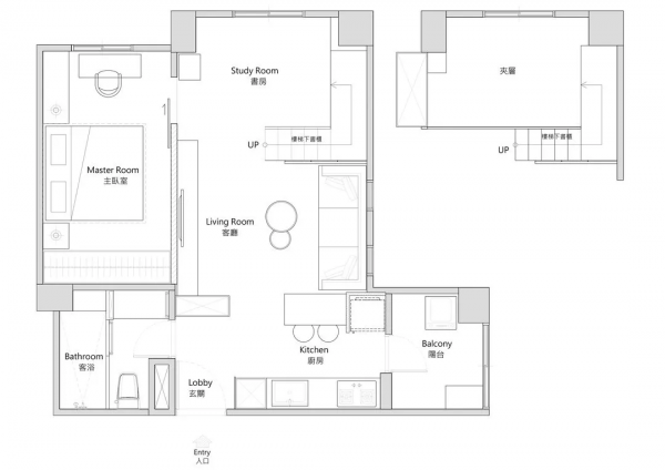 純白爽朗的60㎡現代簡約裝修風格,個人的專屬樂園 純白爽朗的60㎡現代簡約裝修風格,個人的專屬樂園