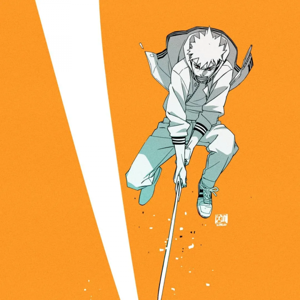 畫熱血漫畫的人設，真酷