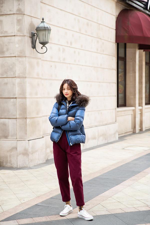 基本款麵包羽絨服，不挑身材，小個子也能駕馭